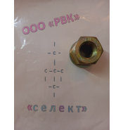 Гайка 7003-0308 М30-6H. 40Х Твердость 33...38 HRC. Ц15хр ГОСТ 8918-69/DIN 6331